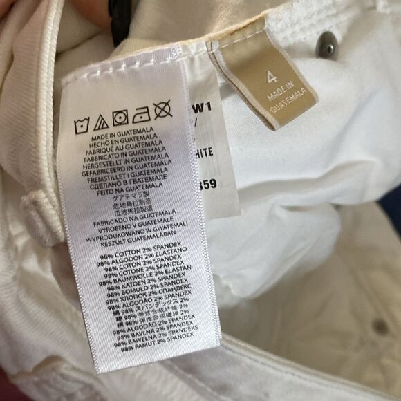 MICHAEL KORS WHITE Skinny Stretch Jeans Cropped length - Picture 10 of 12